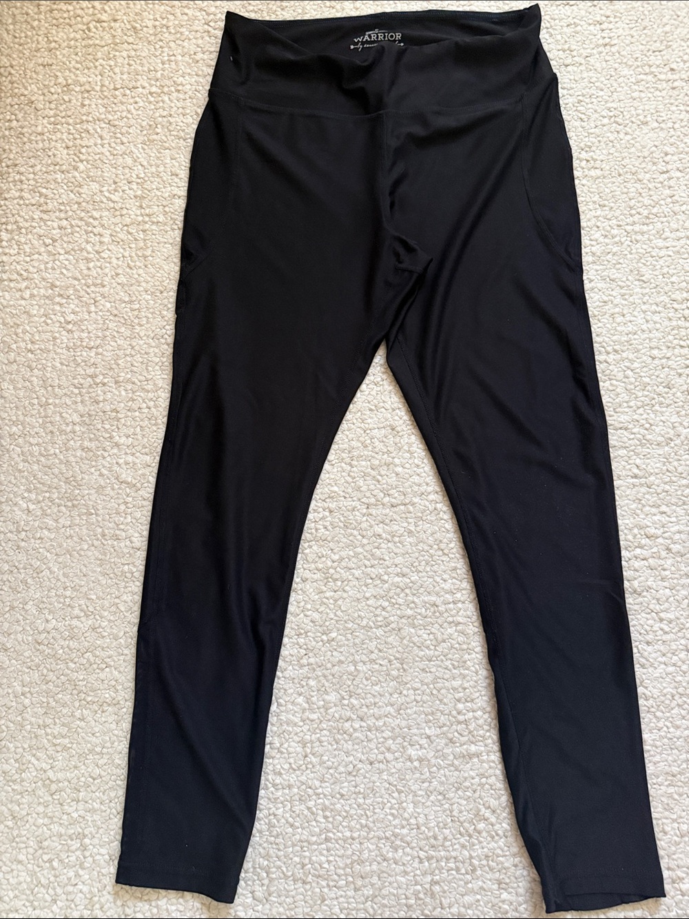 Warrior by Danica Patrick leggings featuring a high rise waist, Size L